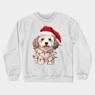 Christmas Coton de Tulear Crewneck Sweatshirt